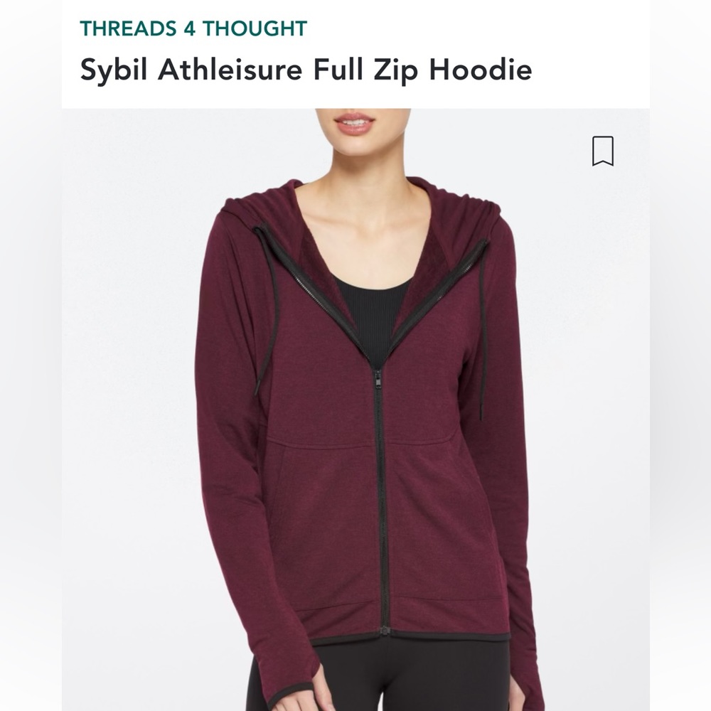 Threads4Thought Sybil Athleisure Full Zip Hoodie